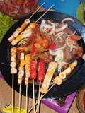 Daging Sapi,cheese dumpling,Dan Sosis Panggang