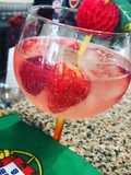 Gin Tónico com Morangos