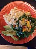 Alkaline Sauteed Kale with White Quinoa