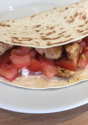 Una foto de Fajitas de pollo