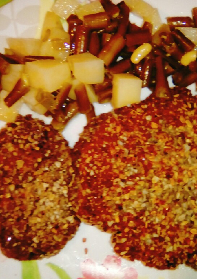 Una foto de Milanesas de garbanzos y champiñones, sin harina y sin huevo 👌