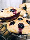 เค้กกล้วยหอมใส่องุ่นแบบคลีน Grape Oat baked