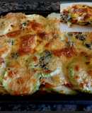Pastel de verduras, gratinado, multicolor!🥔🥕🫑🧄