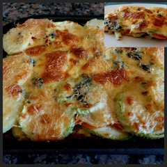 Pastel de verduras, gratinado, multicolor!🥔🥕🫑🧄-レシピのメイン写真