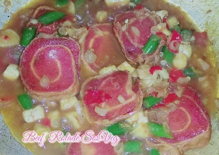 Beef Rolade Cisishu (buncis sosis tahu)