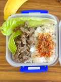 Daging Goreng Ketumbar Sambal Matah