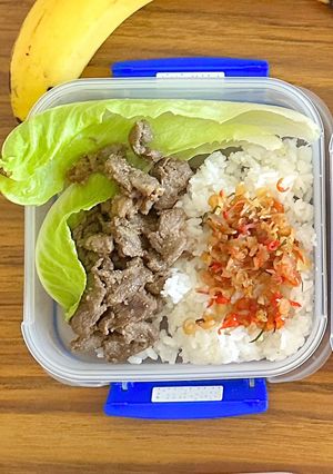 Foto resep Daging Goreng Ketumbar Sambal Matah