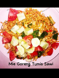 Foto resep Mie Goreng Tumis Sawi