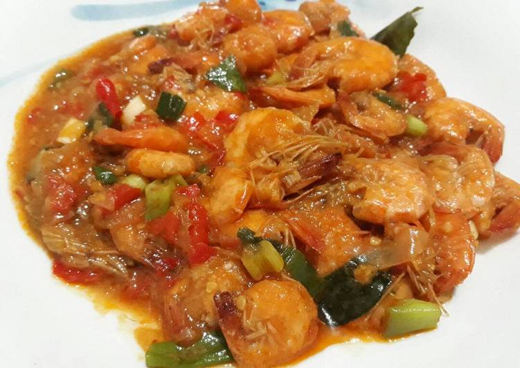 Resep Udang asem manis Anti Gagal