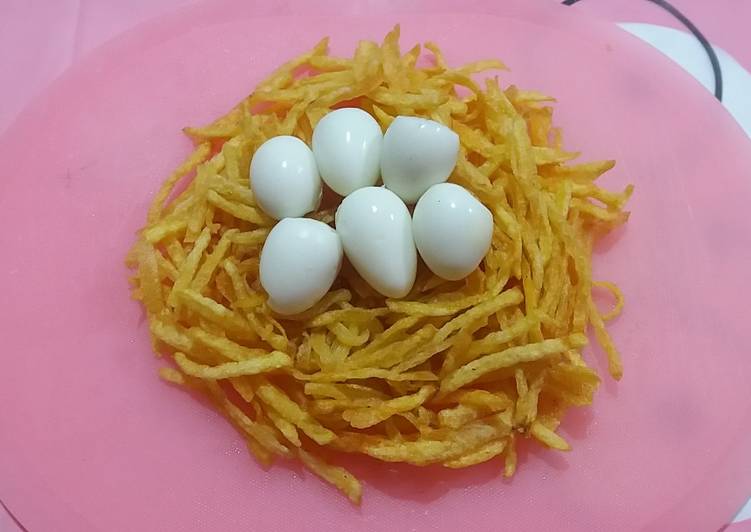 Resep 541. Kentang sarang telur puyuh Jadi, Sempurna