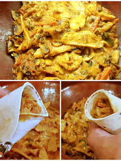 Una foto de Fajitas de Pollo Jengibrero con Queso fundido