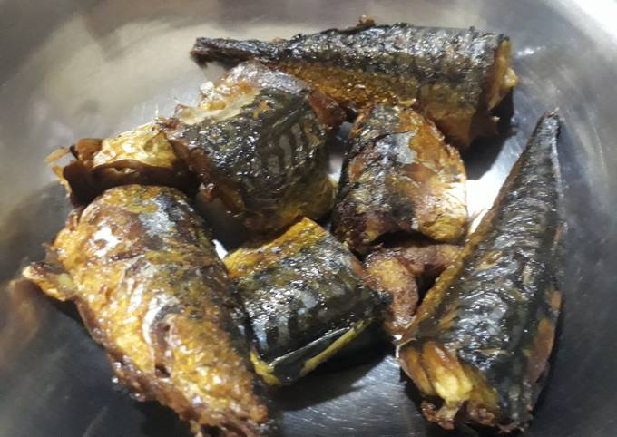 Fried mackerel fish Recipe by Caroline E - Cookpad