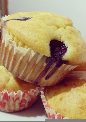 Una foto de Muffins de arándanos