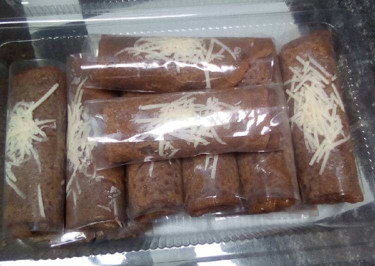 Resep Dadar gulung coklat, Lezat Sekali