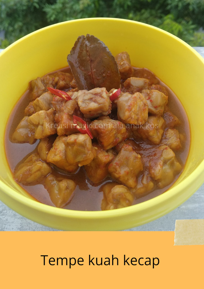 Foto resep Tempe Kuah Kecap
