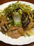 หมูหมักผัดขิงสด