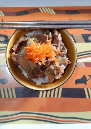 Foto resep Gyudon simpel