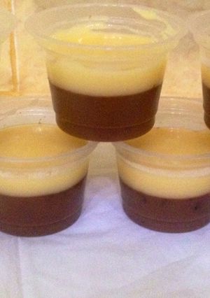 Foto resep Puding coklat oreo vla vanila