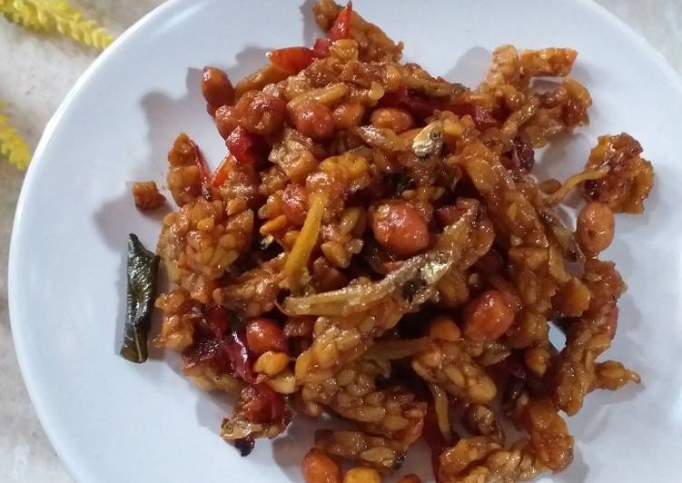 Balado teri tempe kering