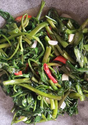 Foto resep Tumis kangkung simple