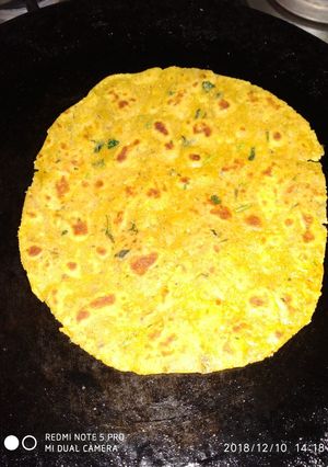 A picture of Apple carrot paratha.