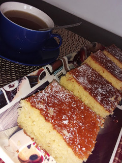 صورة لوصفة 🍵 بسبوسة 🍮 روعة 😋 ❤️
