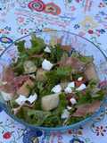 Ensalada Completa 🥗 con Jamón y Queso Fresco