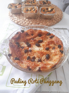 Foto resep Puding Roti Panggang Mini