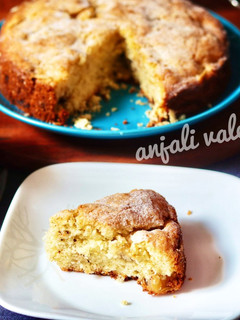 A picture of Apple chocolate cake.