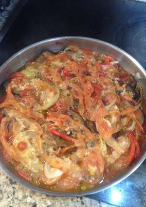 Una foto de Vegetales al gratinados