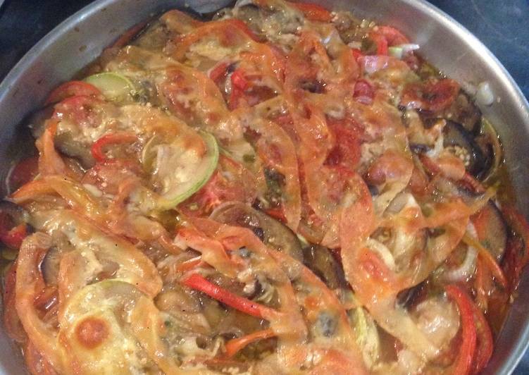 Vegetales al gratinados
