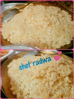 صورة لوصفة الكشري الاصفر 🍚