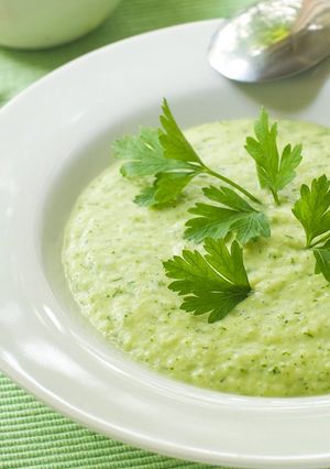 صورة لوصفة طريقة عمل شوربة البقدونس