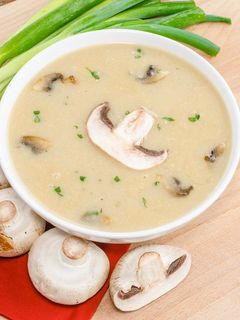 صورة لوصفة طريقة عمل الذ شوربة فطر