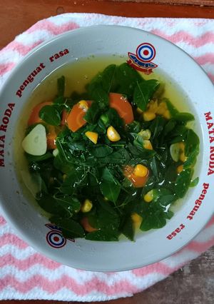 Foto resep Sayur bening daun kelor