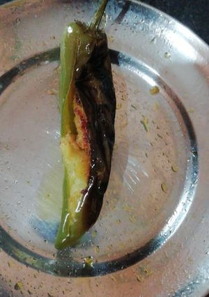 A picture of Aloo mirchi.