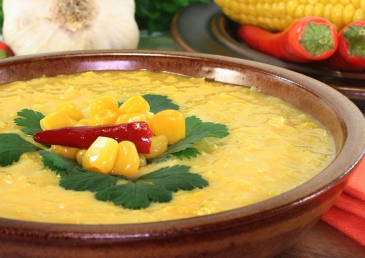 طريقة عمل شوربة ذرة