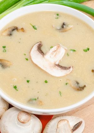 صورة لوصفة طريقة تحضير شوربة الفطر
