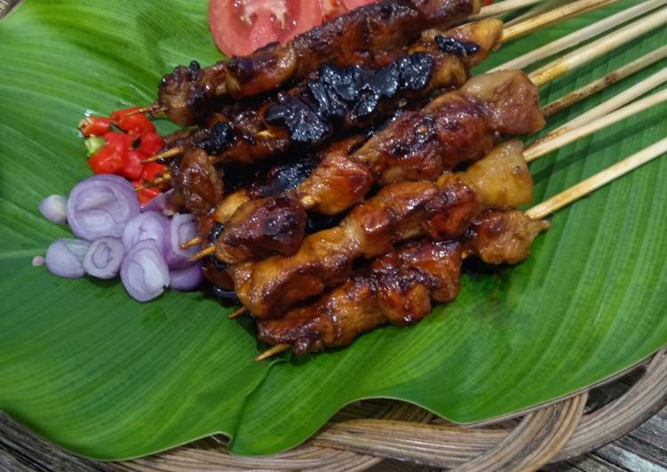 Resep Sate Ayam Bumbu Kecap, Bikin Ngiler