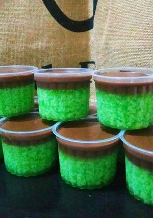 Foto resep Puding Lumut Coklat