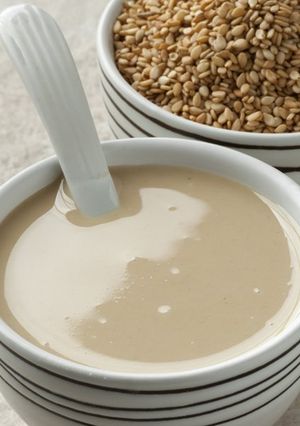 صورة لوصفة طريقة تحضير الطحينة