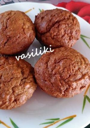 Φωτογραφία της συνταγής Muffins με νιφάδες βρώμης και μήλα