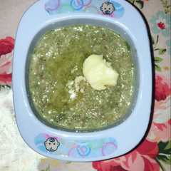 A picture of Mpasi 8m+ menu 4 bintang 🌟🌟🌟🌟.