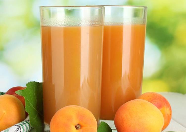 طريقة عمل عصير قمر الدين بالبرتقال