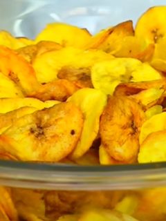 Foto de Chips de Banana-da-Terra na Air fryer
