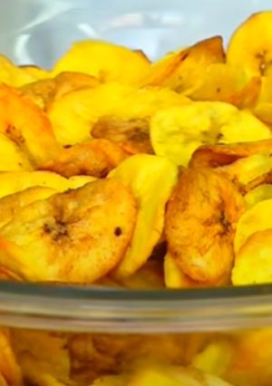 Foto de Chips de Banana-da-Terra na Air fryer