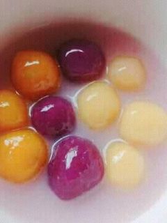 Hình của món Chè khoai lang dẻo.