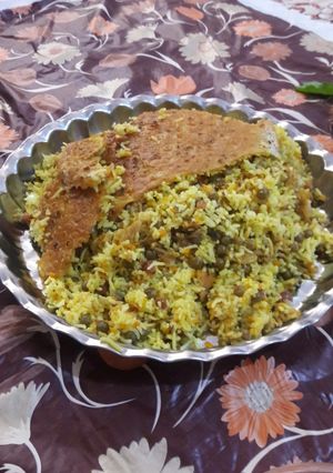 عکسی از دستور پلو کشمشی