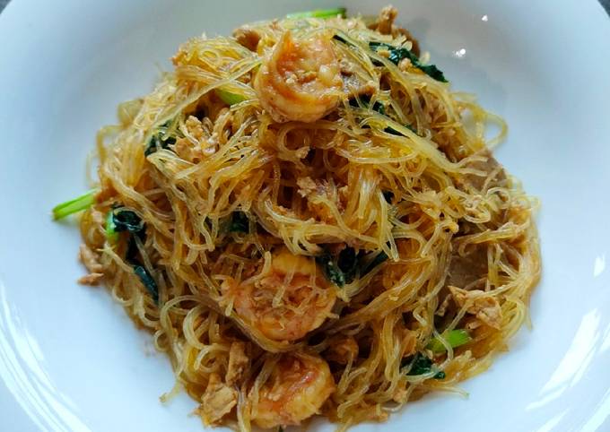 Resep Bihun Goreng Udang, Bisa Manjain Lidah
