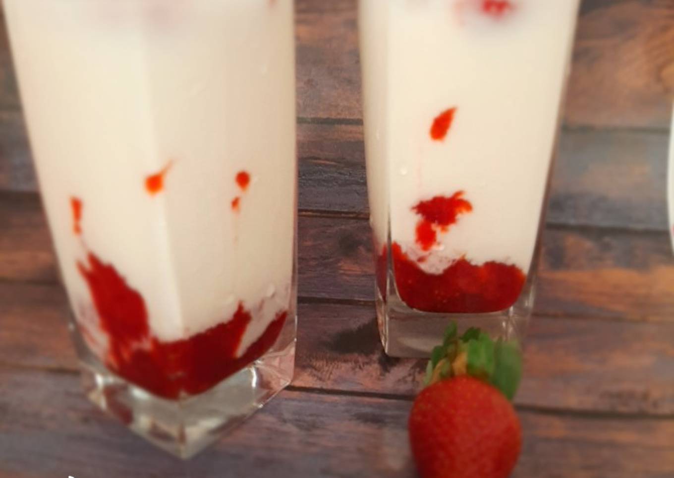 Korean strawberry milk